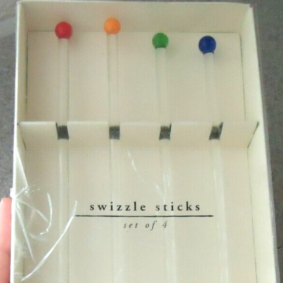 Swizzle Sticks Set of 2 boxes of 8 Sailboat Size-8 inches - Picture 3 of 5